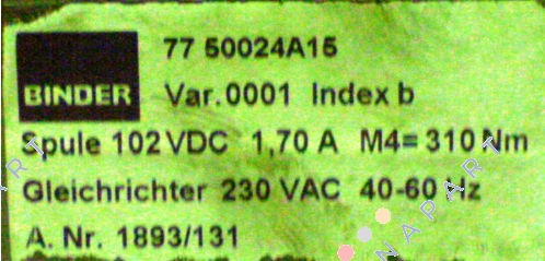 77 50024А15-0001 Весна-Einscheibenbremsmodul