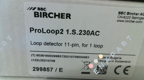 ProLoop2 1.S.230AC Індукційний петлевий детектор для виявлення транспортного засобу