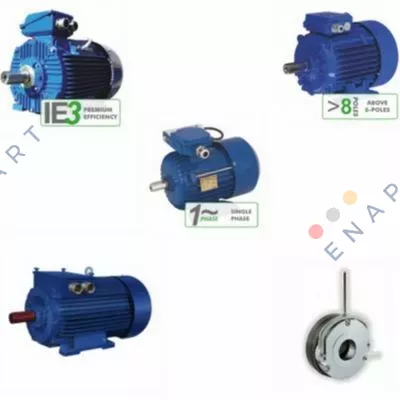 080B-4  0,75kW  IE2 Високоефективний трифазний асинхронний двигун