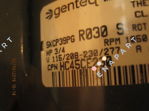 HC45CE230 Carrier Fan Motor