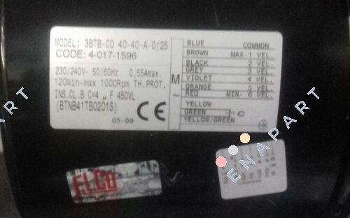 GMV 3BTB.CO.40.40.A.0/25 "SETEM049.02" *40171596* Двигун фанкойла