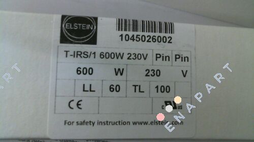 T-IRS/1 (= T-IRS) 600 W 230 V резисторів