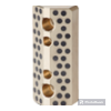 SLIDING BLOCK, BRONZE WITH SOLID LUBRICANT, NAAMS PRISMATIC GUIDE, STEEL, NAAMS