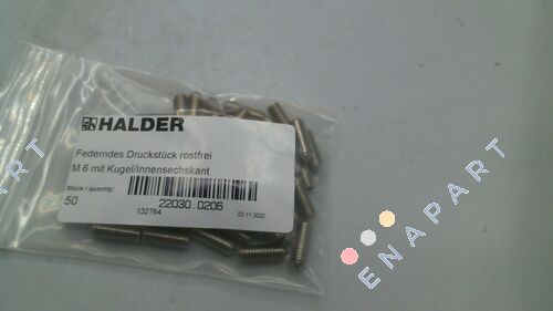 22030.0206 Пружинний плунжер з кулькою та внутрішнім шестигранником