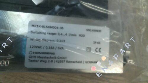 MR1KV-015.GM.004.IP65/0213 перемикач потоку