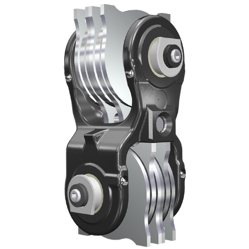 Dual swing damper MPB2-100/45C