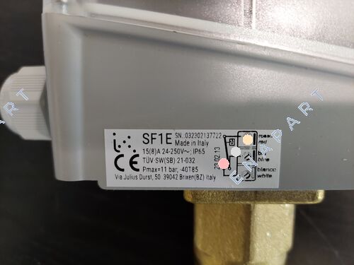 SF1E Перемикач потоку для рідин, латунний