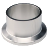 Flange with Tube, Medium - stainless steel 304