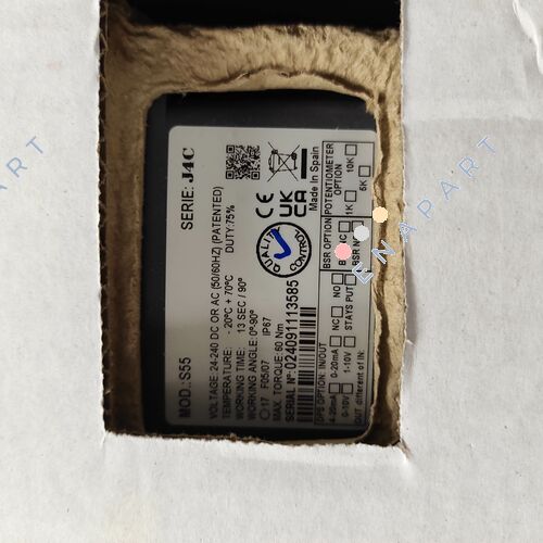 P/N: S4C000309, Type: J4C-S55 F05/F07 17mm Поворотний привід