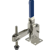 1200 LB CAP Vertical Toggle Clamp with Flanged Base & Adjustable U-Bar