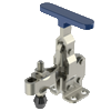 382 LB CAP T-Handle Vertical Toggle Clamp with Flanged Base & Adjustable U-Bar