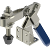 382 LB CAP Vertical Toggle Clamp with Dual Flanged Base & Adjustable U-Bar