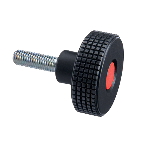 Plastic Knurled Knobs with Stud by ELESA®