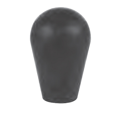 Plastic Soft Touch Oval Tapered Knobs
