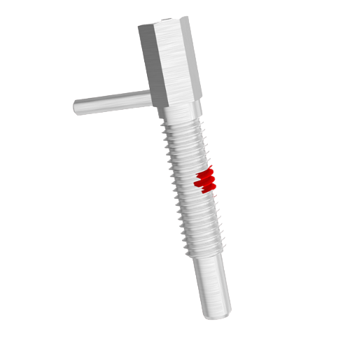 L-Handle Retractable Locking Plungers