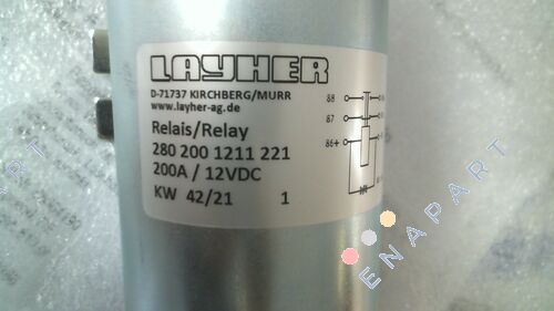 280-200-1211-221 Реле, перемикаючий контакт