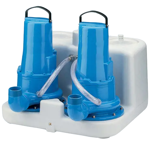 Sekamatik 50 Compact wastewater lifting stations with 1-2 grinder pumps