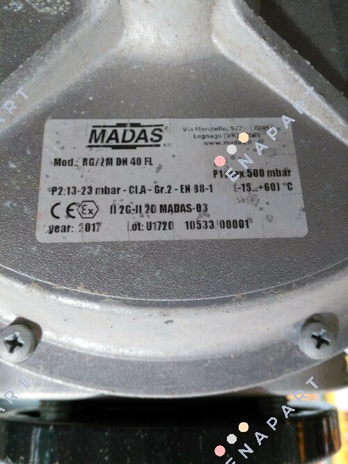 RG/2M, DN 40 Регулятори тиску газу