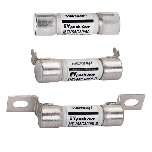 EVpack-fuse MEV55, 550 VDC Max., L/R less than or equal 1ms, 5 - 50A