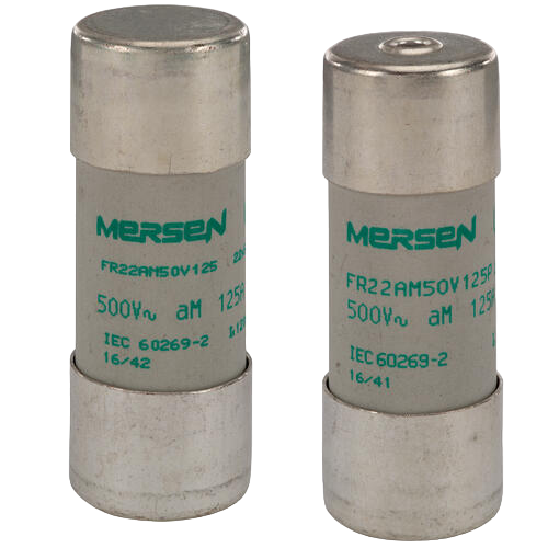 Ferrule fuse-links 22x58 aM 500 to 690VAC