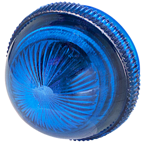 Dome lenses for pilot lights