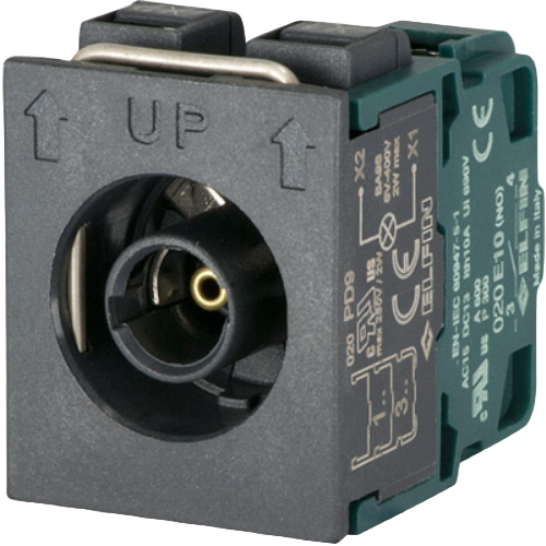 Lampholder BA9S, 1 N.O.