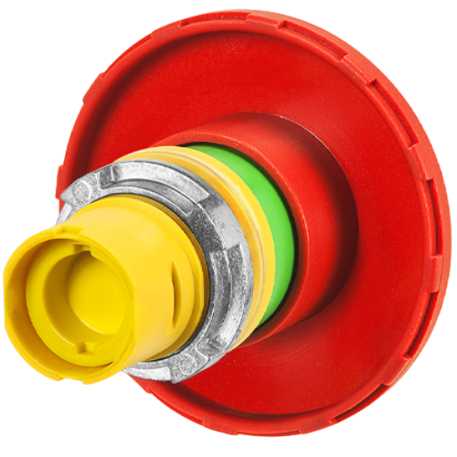 Mushroom push-button Ø 60, twist release