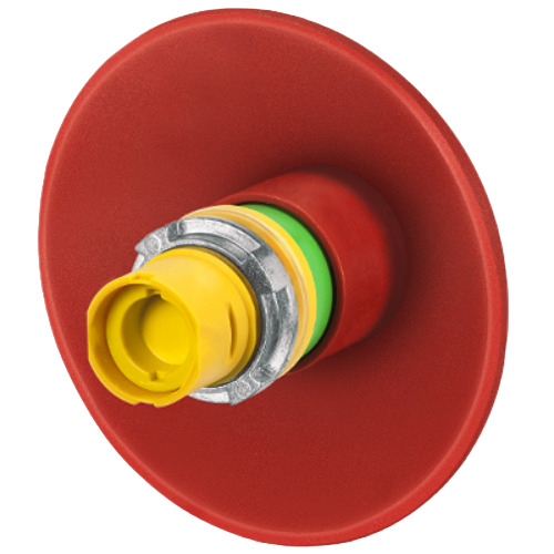 Palm push-button Ø 90, big dome, pull release