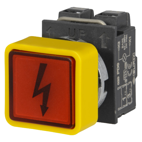 Illuminated safety unit