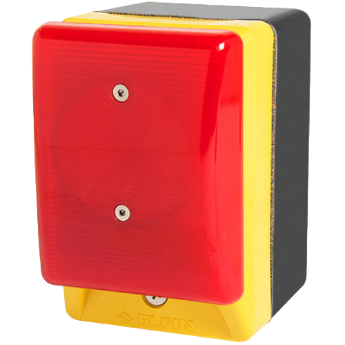 Palm switches, mushroom button, with enclosure