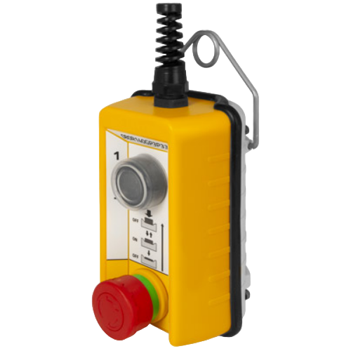 Pendant push-button stations, remote control 140x83 mm