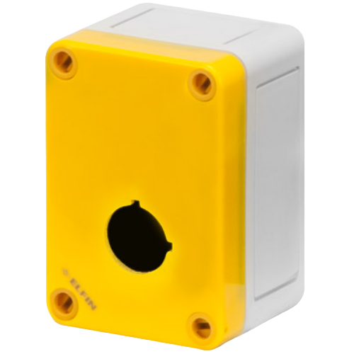 Yellow 1-hole lid Ø 22