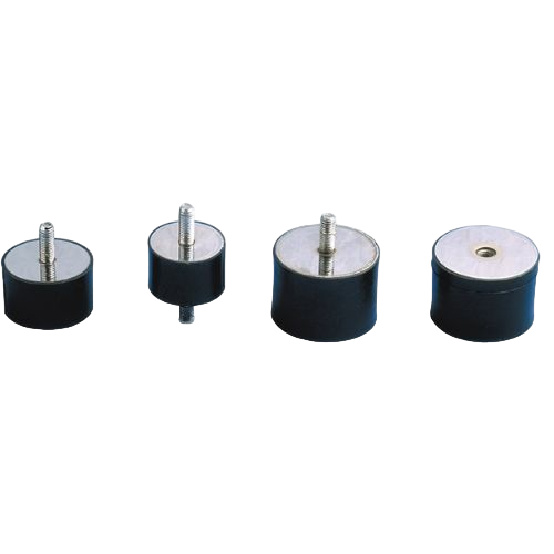Radiaflex and Radiaflex Inox-Plot and cylindrical support in elastomer