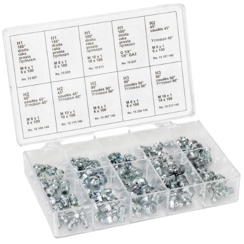 Grease nipple assortments