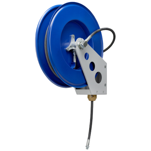 Hose reels for grease