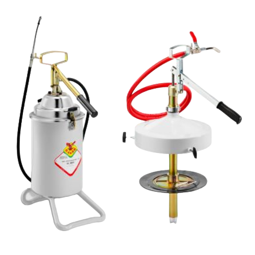 Manual grease dispenser