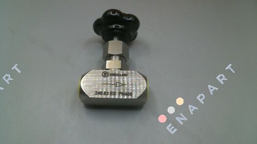 P/N: 103770, Type: 240.83 ES Голчастий клапан, нержавіюча сталь 1.4571, G 3/8, Ду 6, PN макс. 400 бар