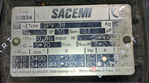 SPV-18 (Immersion depth- mm 90-120-170-220) 