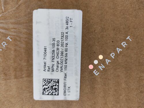 FN3258-100-35 лінійний фільтр