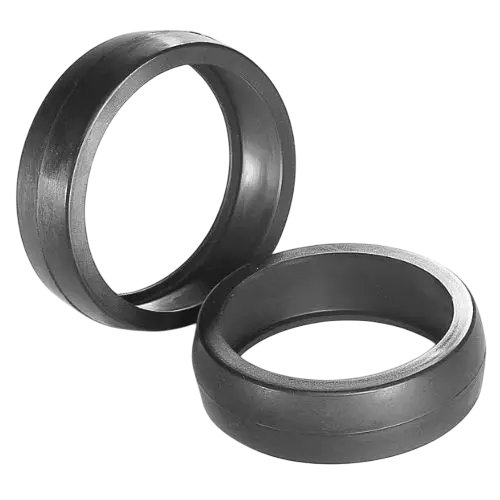 Rubber seating rings