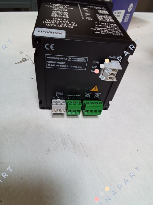 PN: 1CN0188 Type: VRT200 ЦЕНТР. БЛОК УПРАВЛІННЯ ЗАХИСТОМ ВЕНТИЛЯТОРА ED17