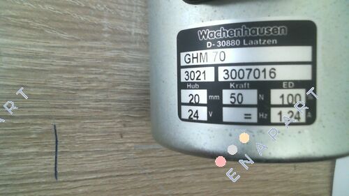 P/N: 3007016, Type: GHM 70, 24V DC соленоїд