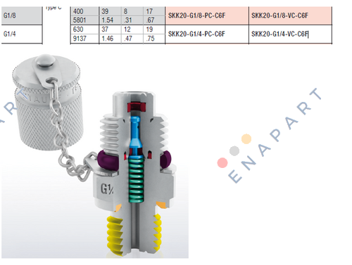 SKK20G1/8PCC6F 