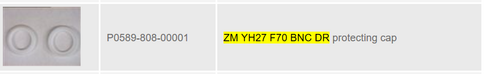 ZM YH27 F70 BNC DR  